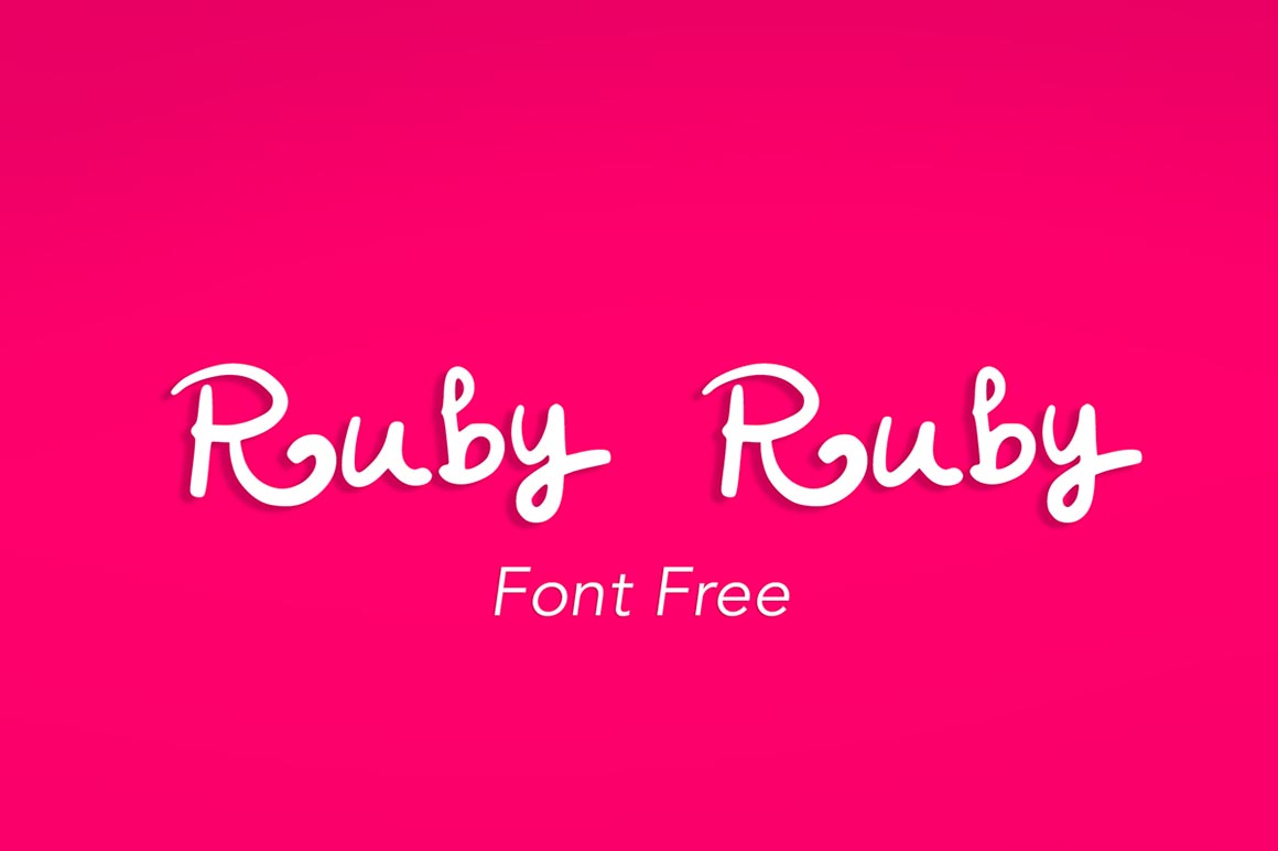 RubyRuby font