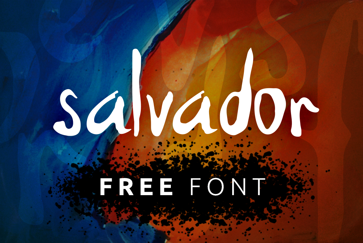 Salvador_hand_v1 font