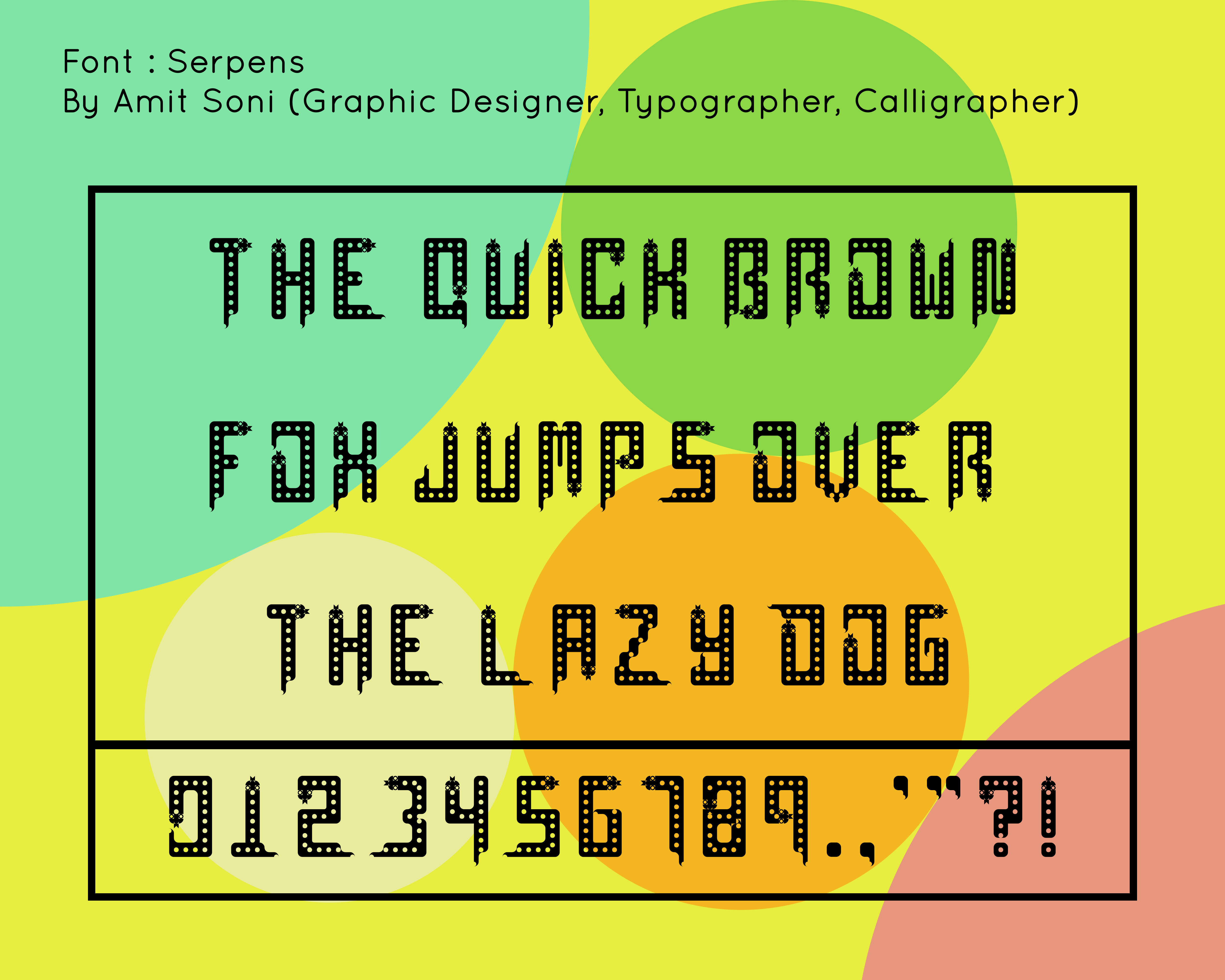 Serpens font