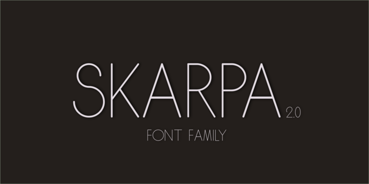 SkarpaBold2.0-Bold font