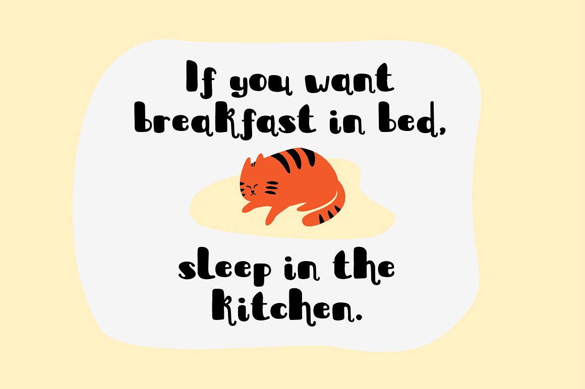 SleepyFatCat font