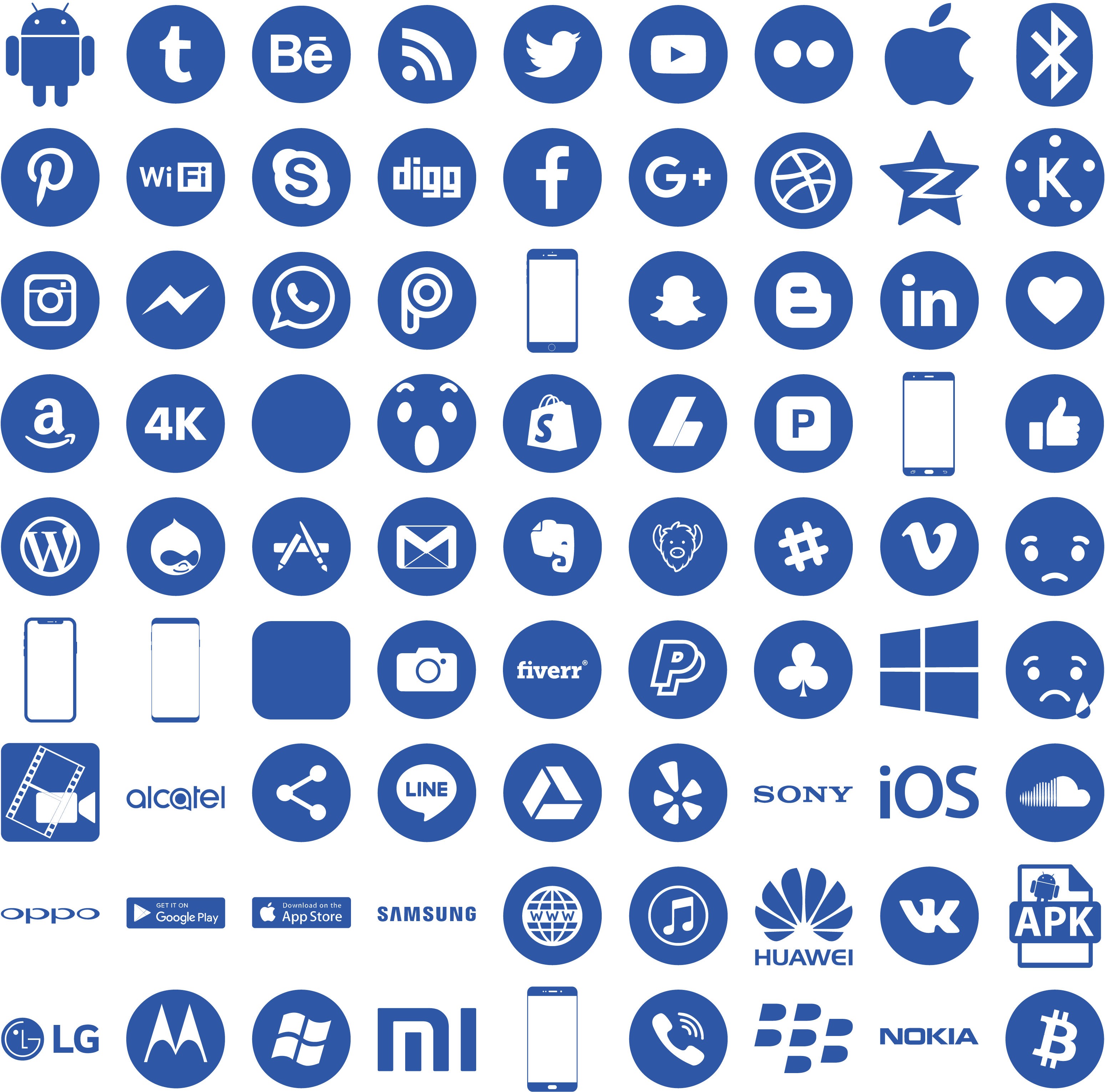 Smartphone Icons Pro font