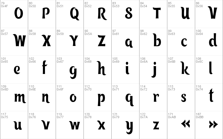 tangak font