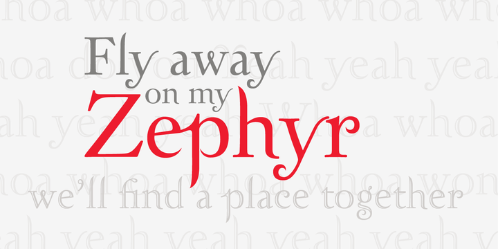 Zephyr 3D font