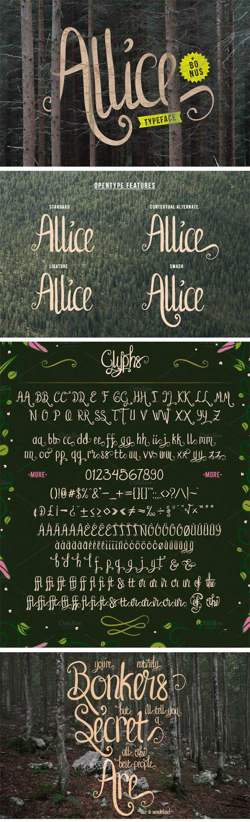 Allice font