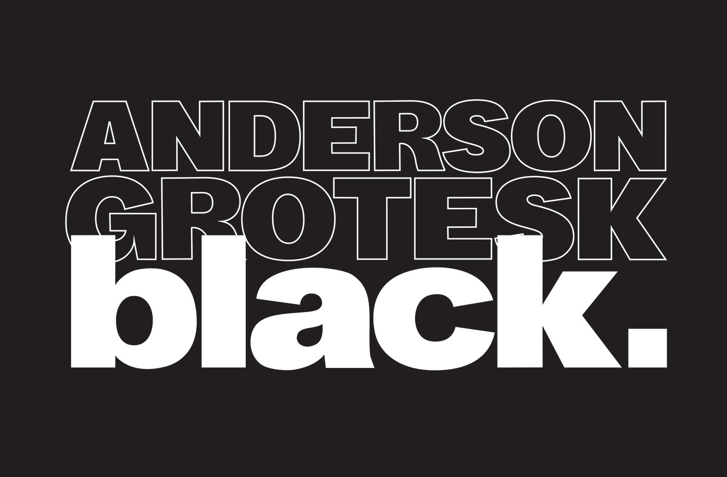 Anderson Grotesk Black font