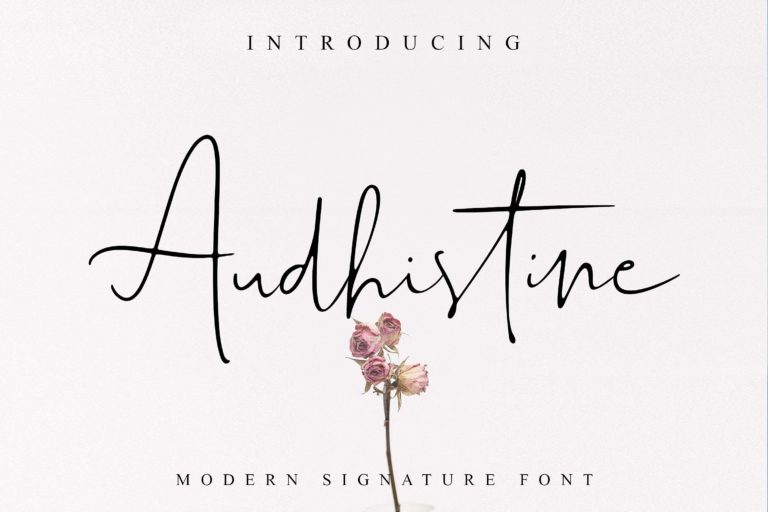 Audhistine font