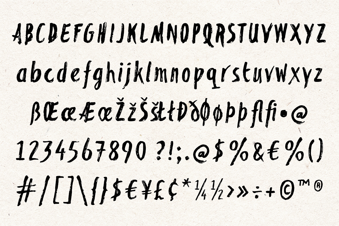 Blackflower font