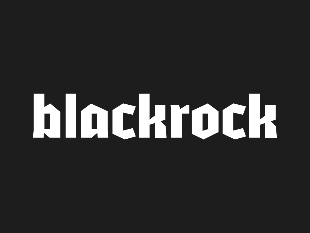 BlackRock Free font