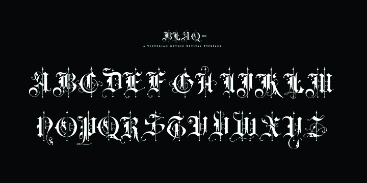 BLAQ font