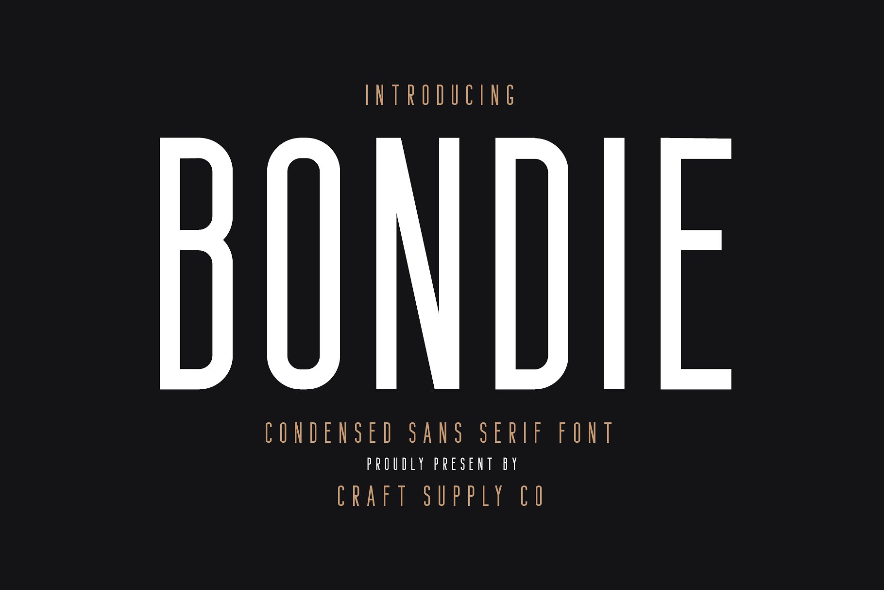 Bondie Demo font