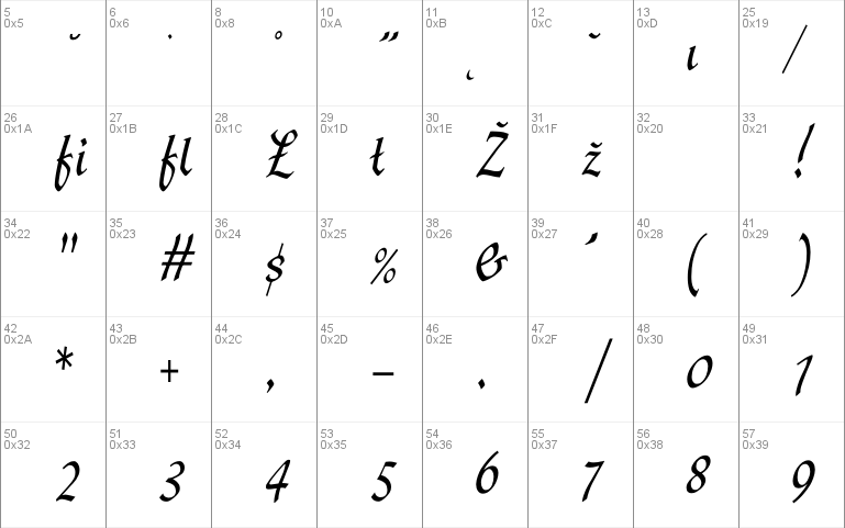 CaravanScript-CondensedRegular font
