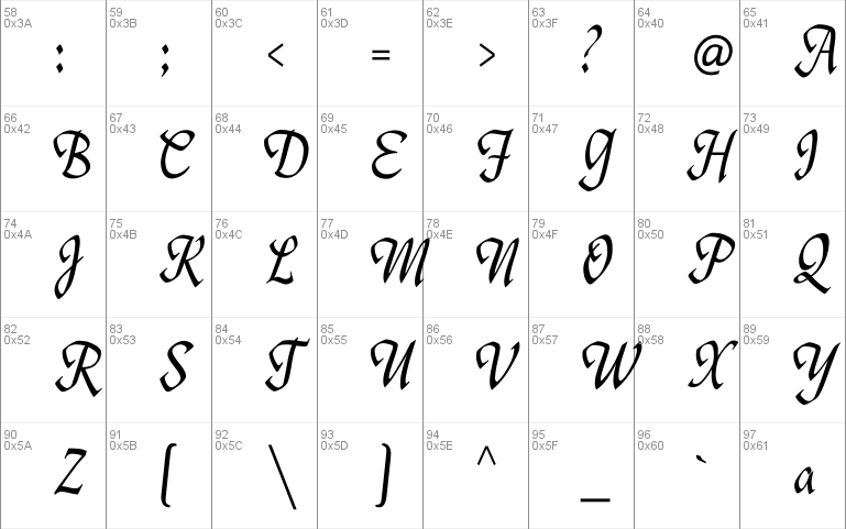 CaravanScript-CondensedRegular font