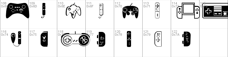 Controllers font