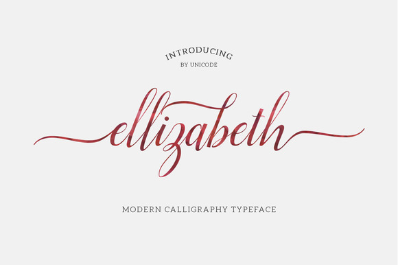 Ellizabeth font