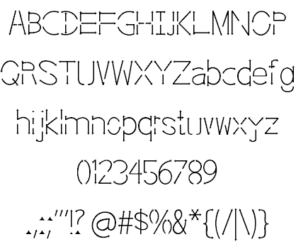 EP Pointer font