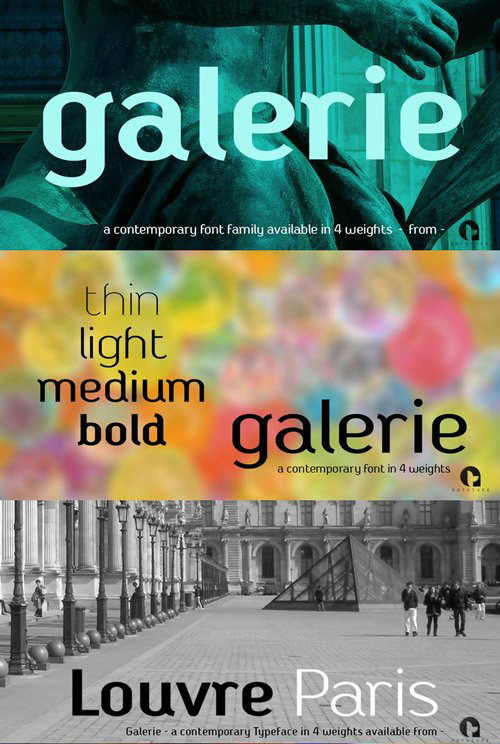 Galerie-Bold font