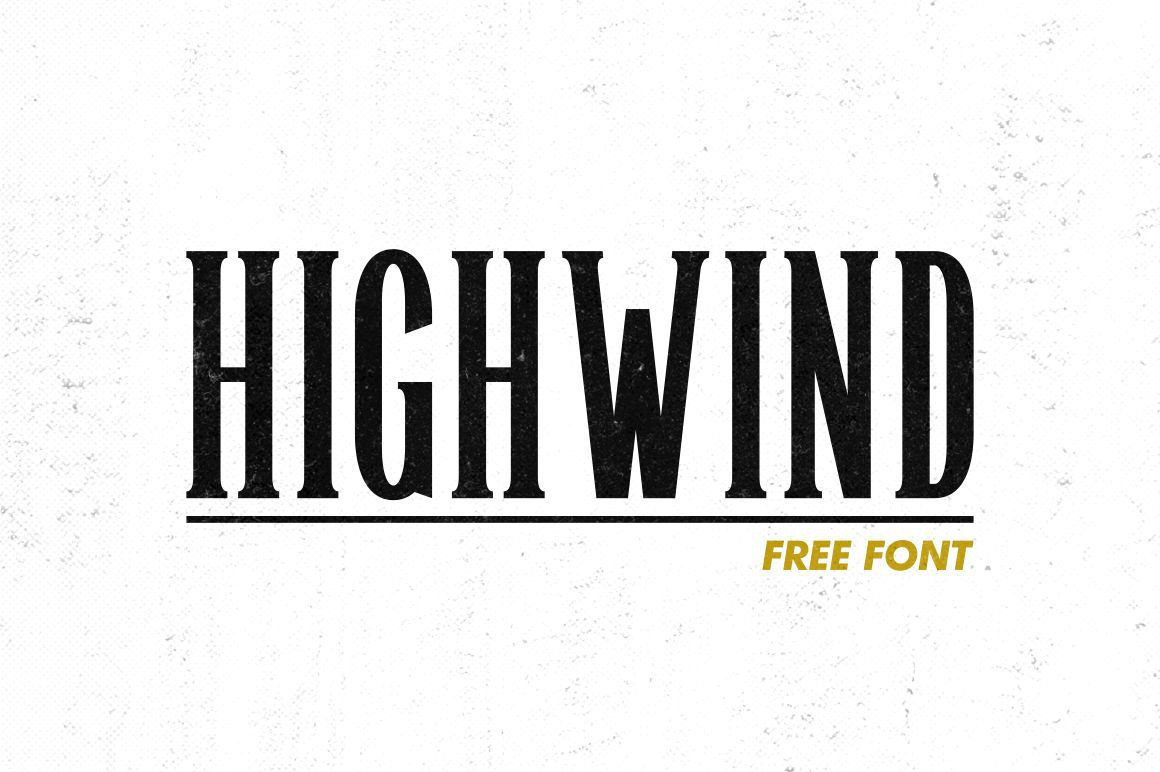 Highwind font