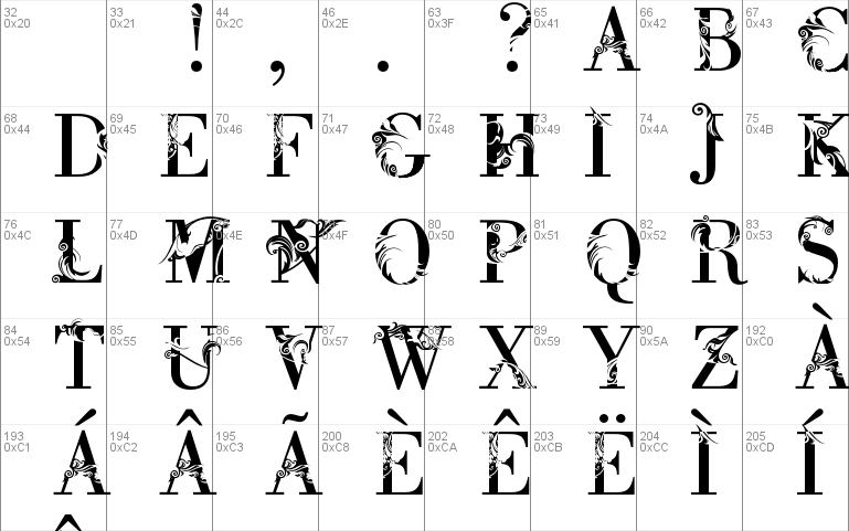 Louvre demo font