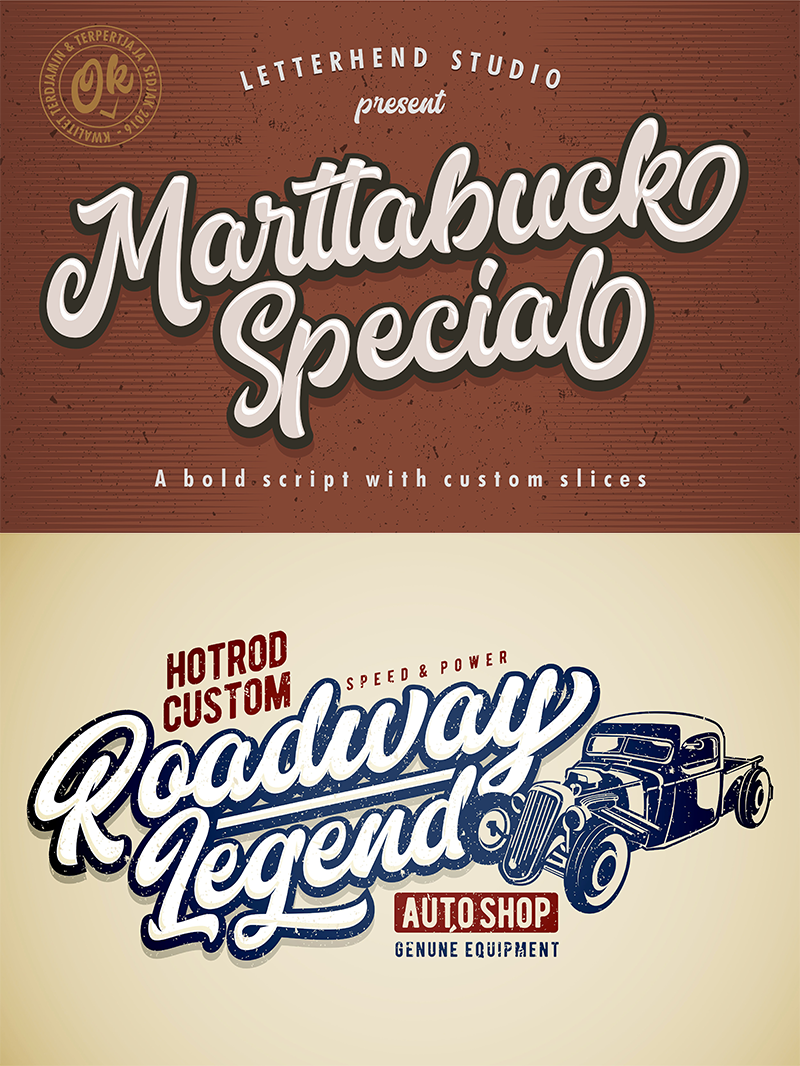 Marttabuck DEMO font