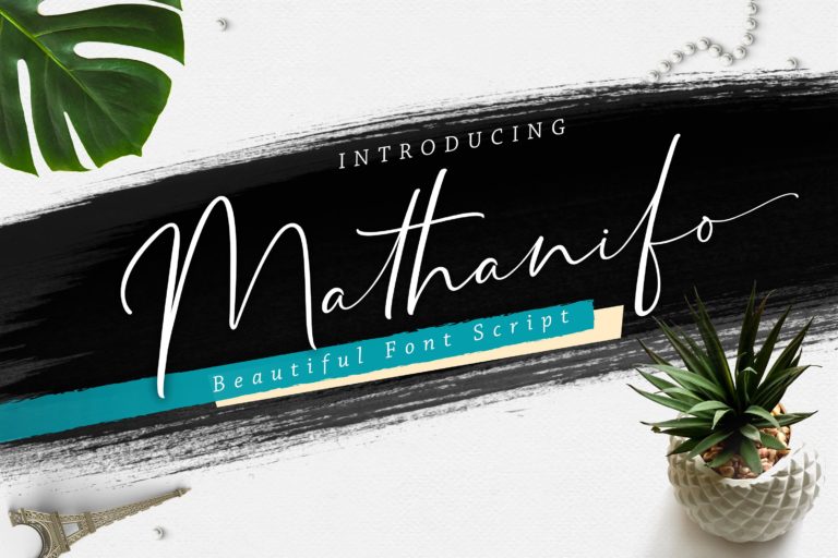 Mathanifo Script font