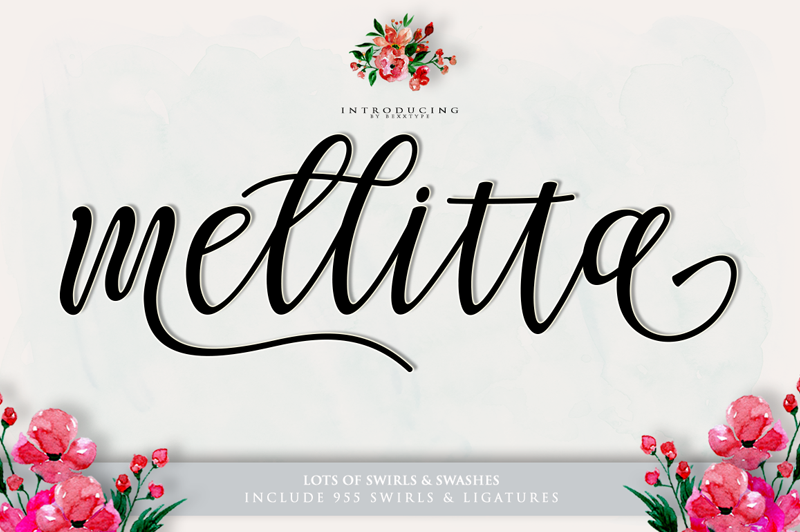 Mellitta Script font