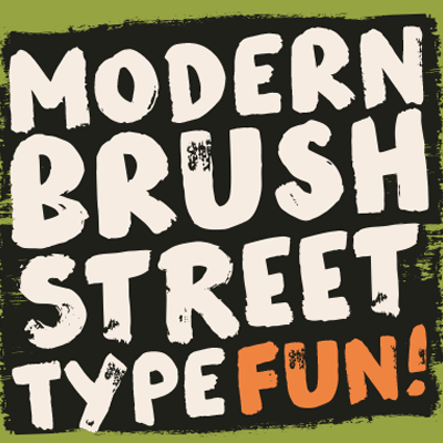 Modern Brush font