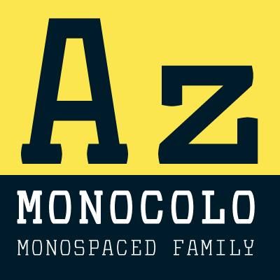 Monocolo-Light font