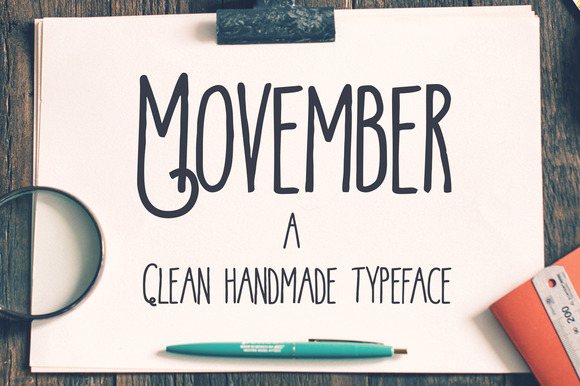 Movember Typeface font