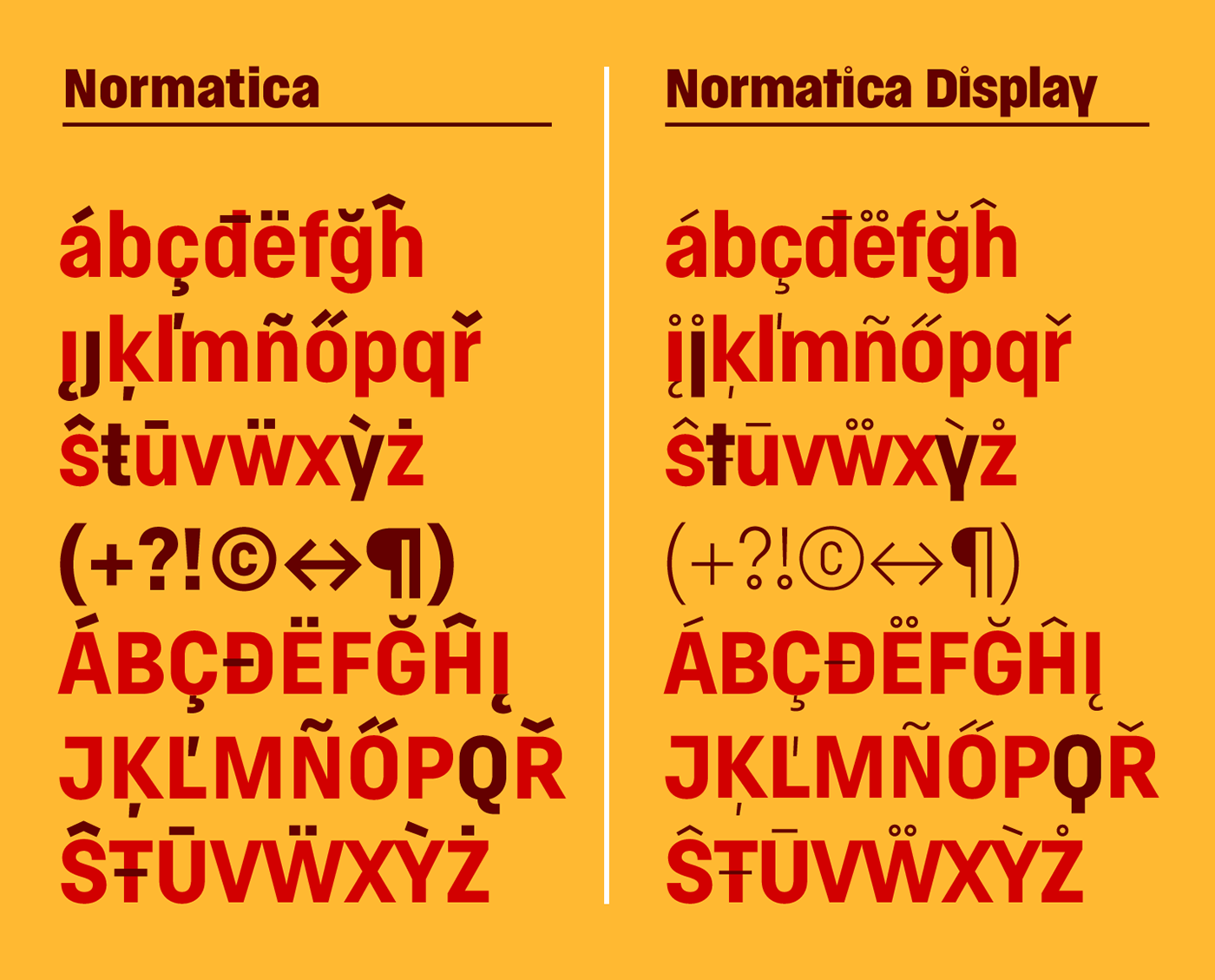 Normatica font