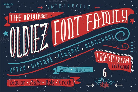 oldiez Bold sans font