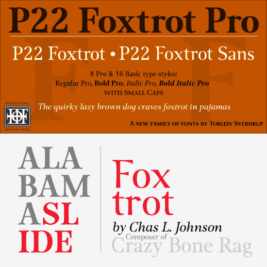 P22Foxtrot-Bold font