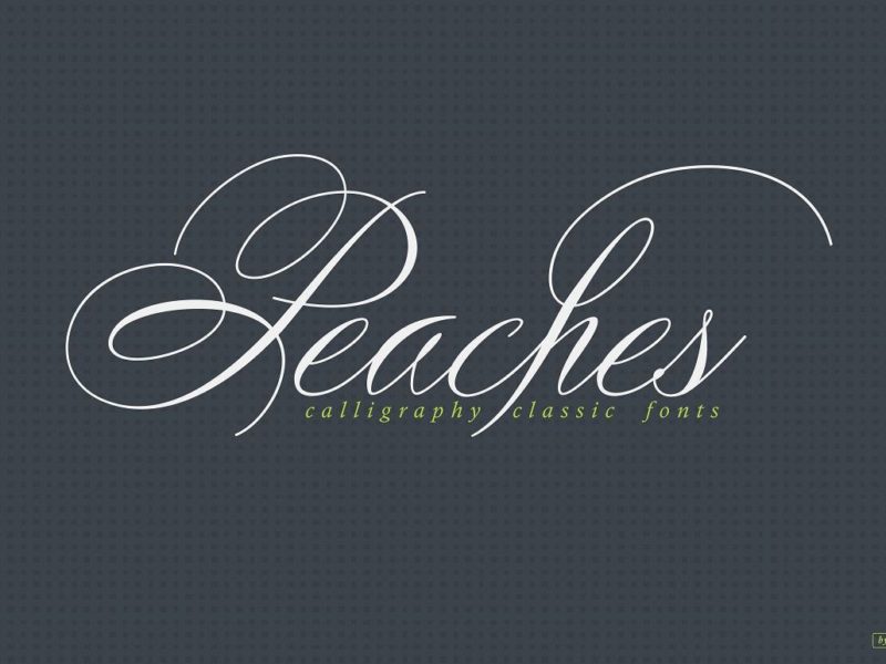  Peaches Demo font