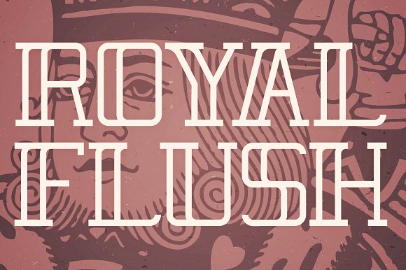 Royal Flush font