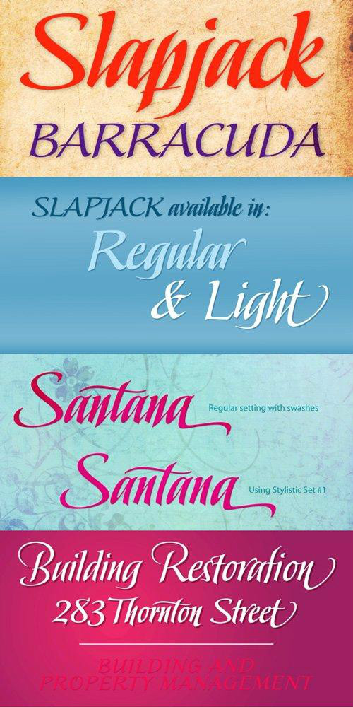 Slapjack-Light font