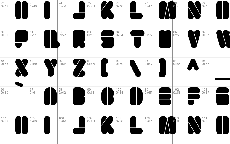 Yuki Lined font