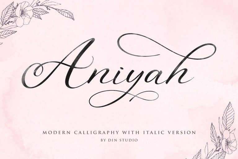 Aniyah font