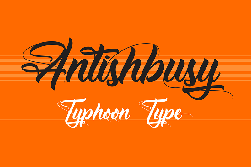 Antishbusy font