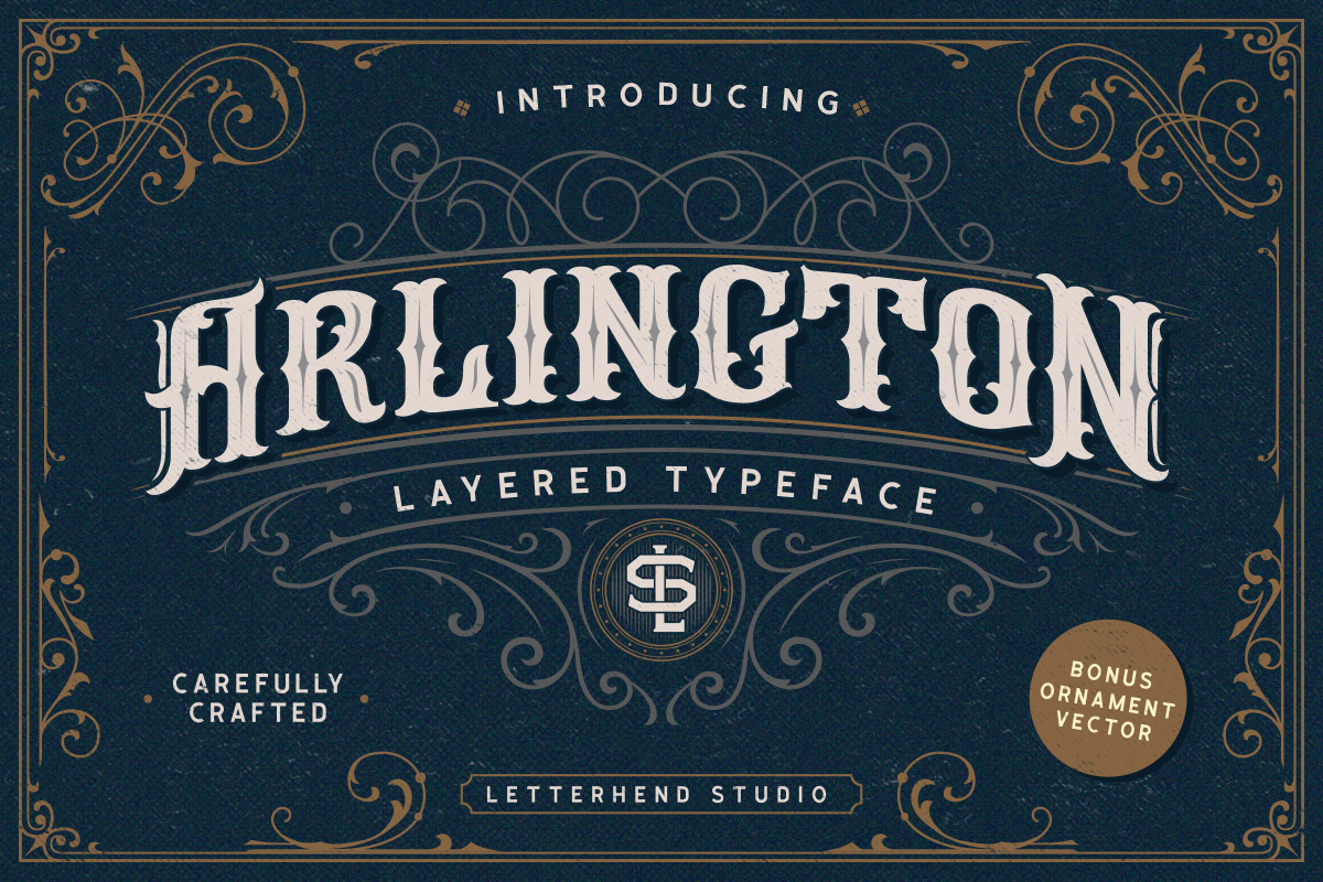 Arlington DEMO font