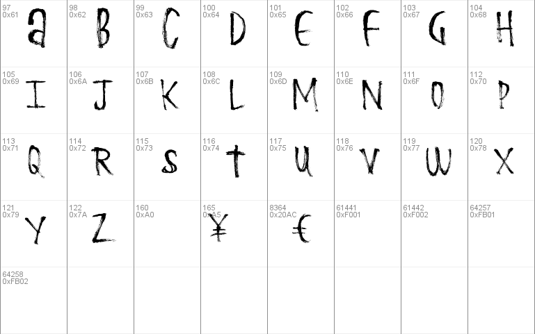 BasketFries font