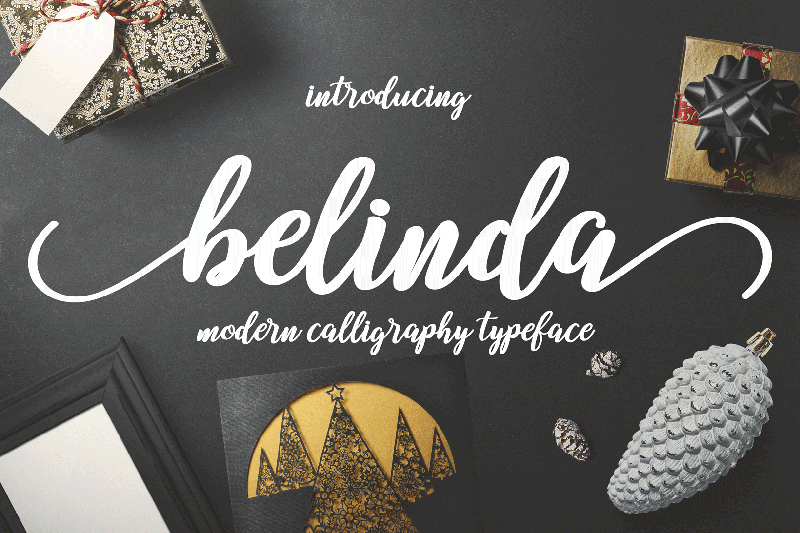 Belinda script font