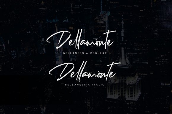 Bellanessia font