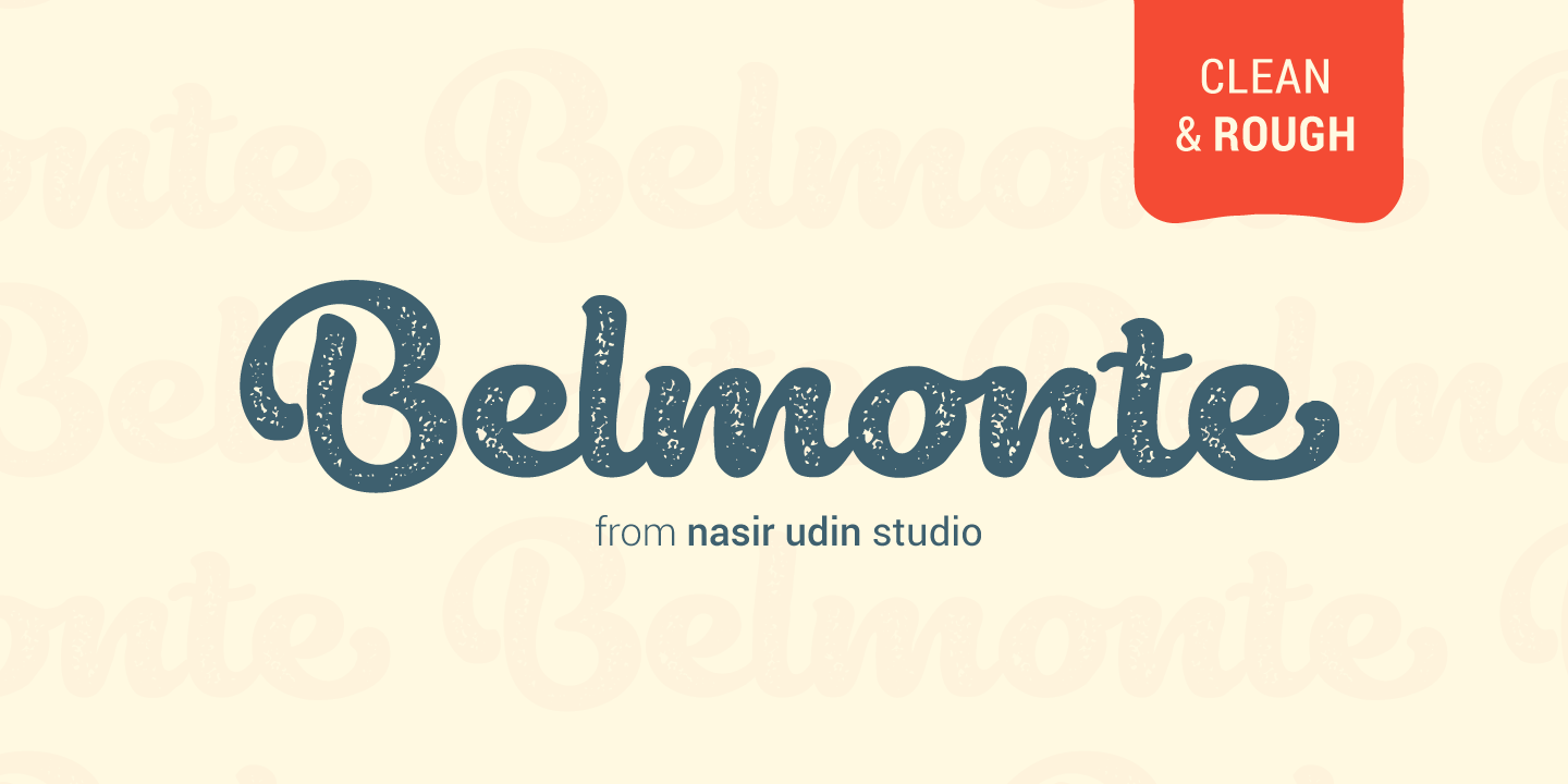 Belmonte Rough font