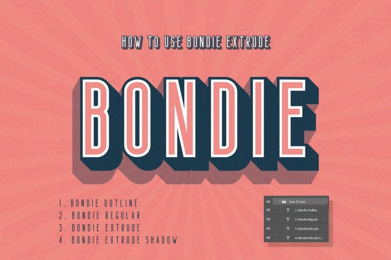 Bondie font