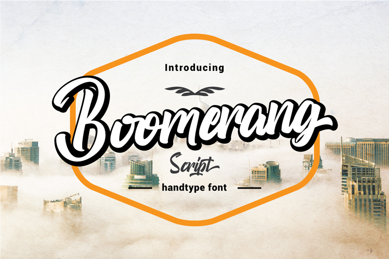 Boomerang Script font