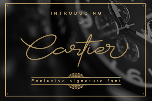 Cartier font