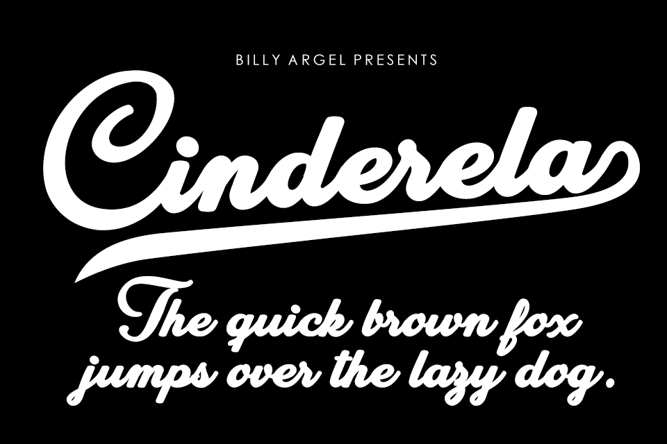 Cinderela Personal Use font