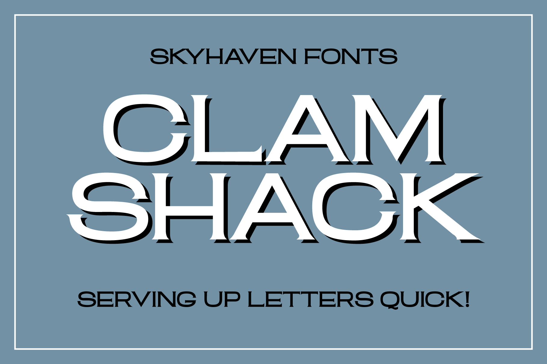 Clam Shack font