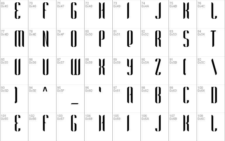 Harmonial font