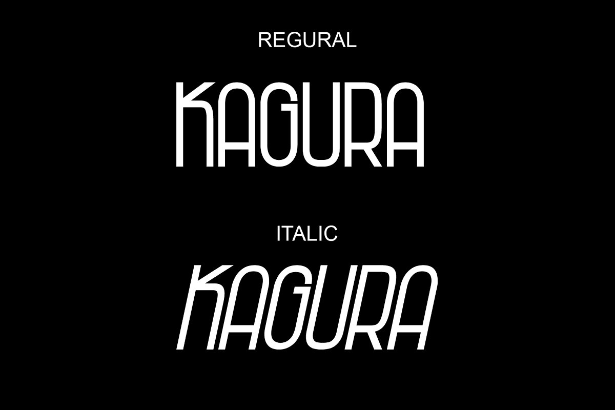 Kagura font
